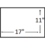 17 X 11 inches ( Landscape )