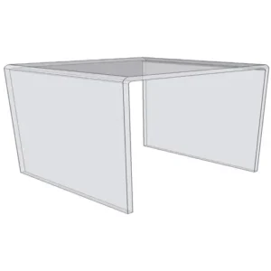 Acrylic Risers - 12″W x 12″D x 12"H - 1/4" Acrylic