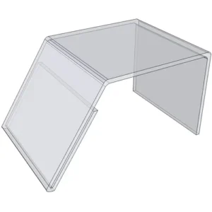 Acrylic Risers - 3.75″W x 3"H - 1/8" Acrylic