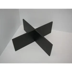 Casket Display Stand – 19″ W X 19″ H – 1/4″ Black Acrylic